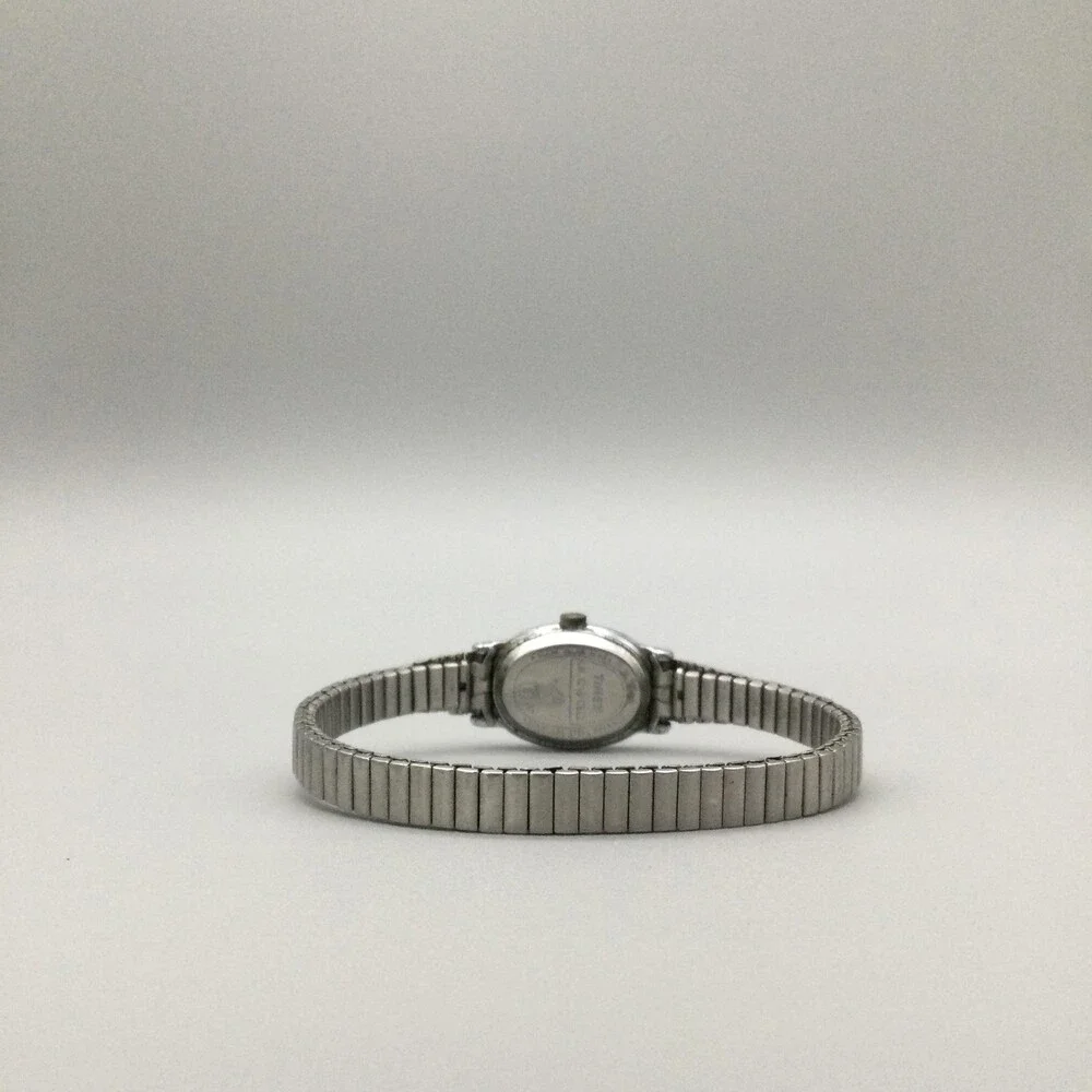 Timex Ccavatina Womens Watch 18mm White Dial Silver Bracelet New Battery